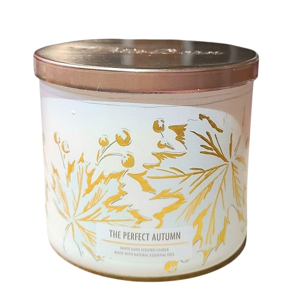 THE PERFECT AUTUMN 3-WICK CANDLE BY BATH AND BODY WORKS